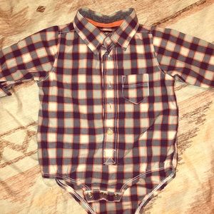 Button down Infant Onesie